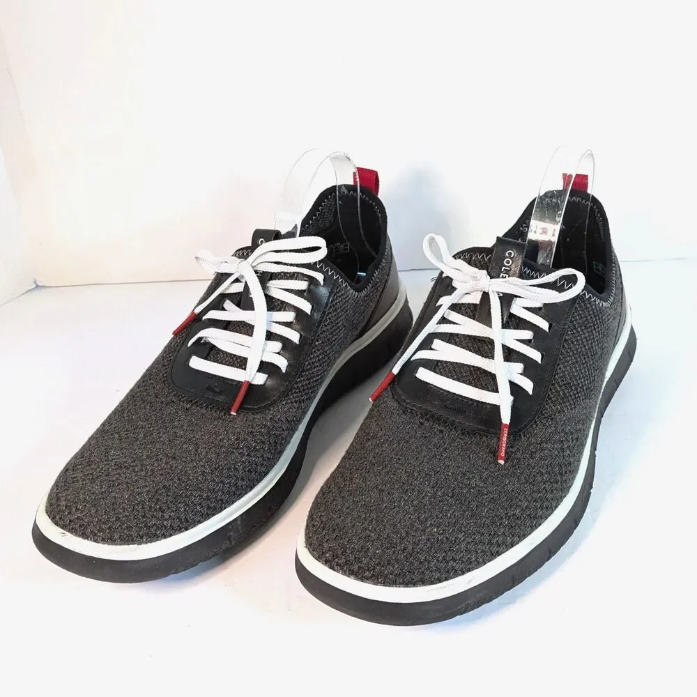 Cole Haan C31402 Generation Zerogrand Gray Black Mens 13 Oxford Sneaker Shoes